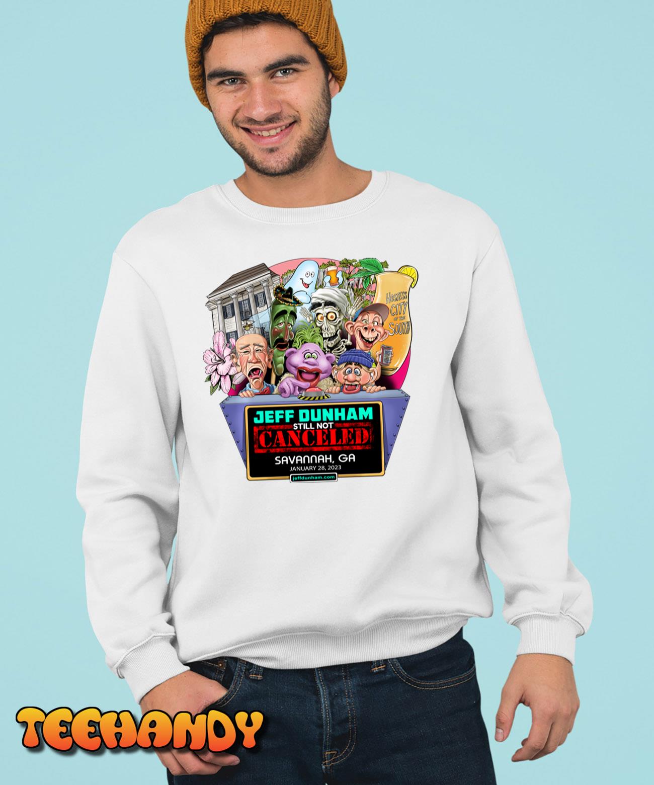 Jeff Dunham Savannah, GA (2023) Long Sleeve T-Shirt