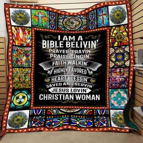 Jesus Loving 3D Quilt Blanket