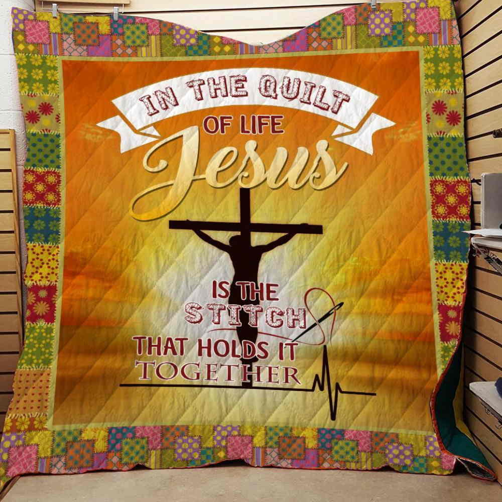 Jesusin The Of Life Quilt Blanket