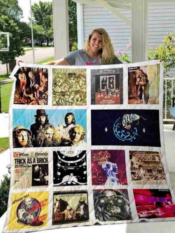 Jethro Tull 3D Quilt Blanket