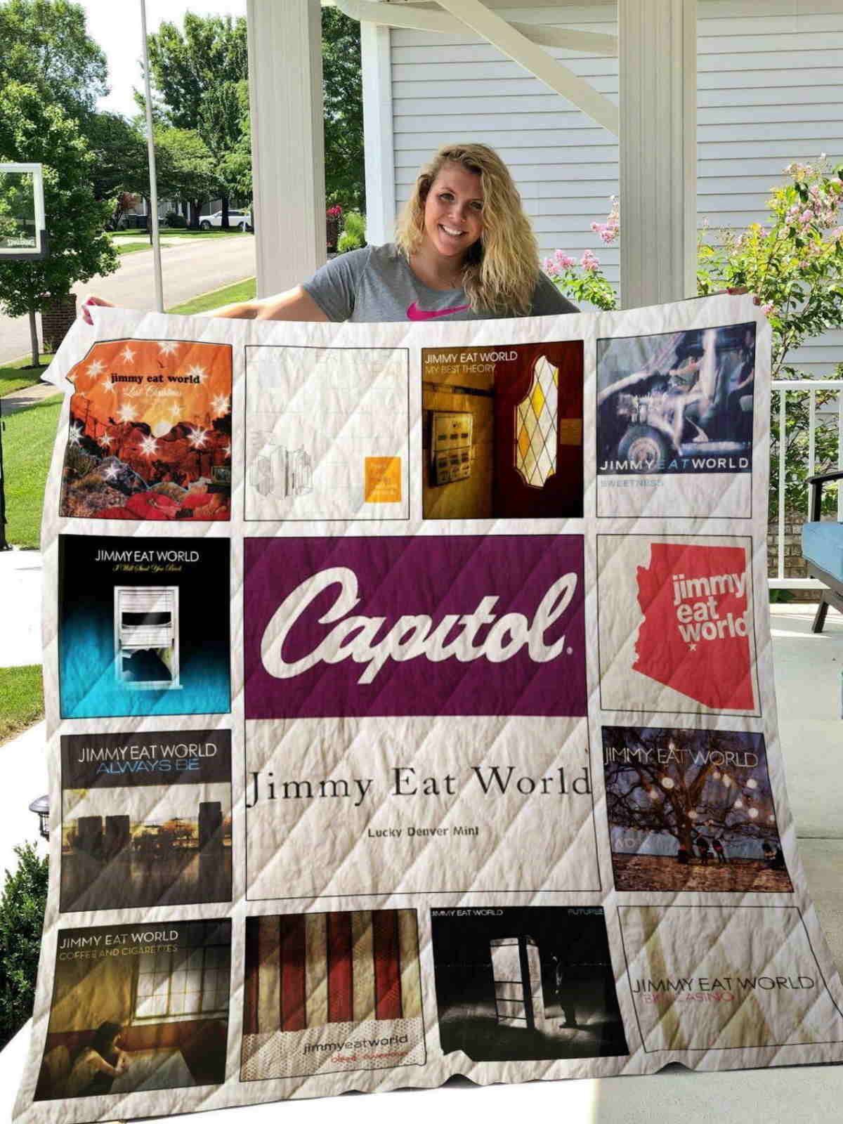 Jimmy Eat World Singles 3D Quilt Blanket