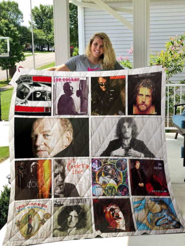 Joe Cocker Albums 3D Quilt Blanket