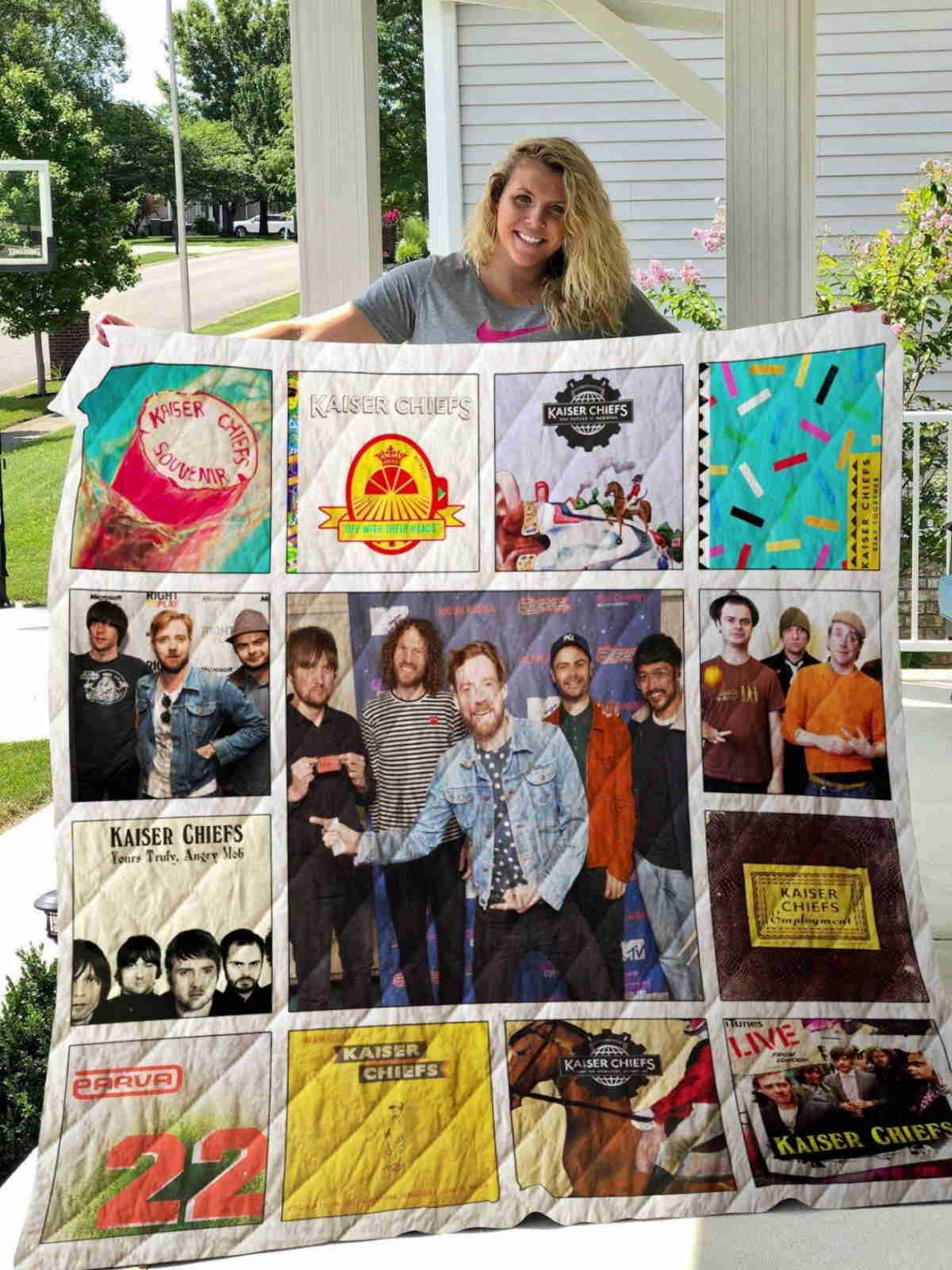 Kaiser Chiefs Albums 3D Quilt Blanket