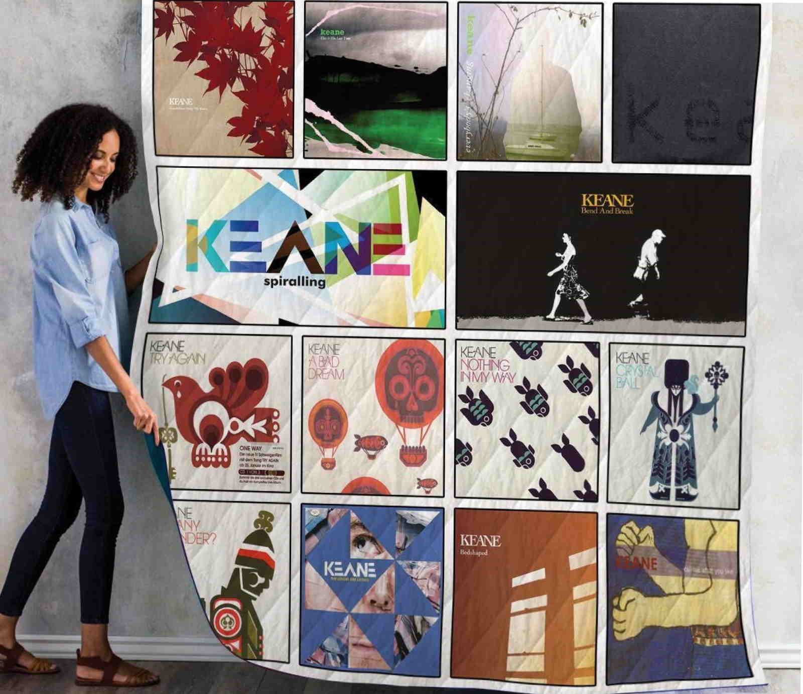 Keane Singles 3D Quilt Blanket