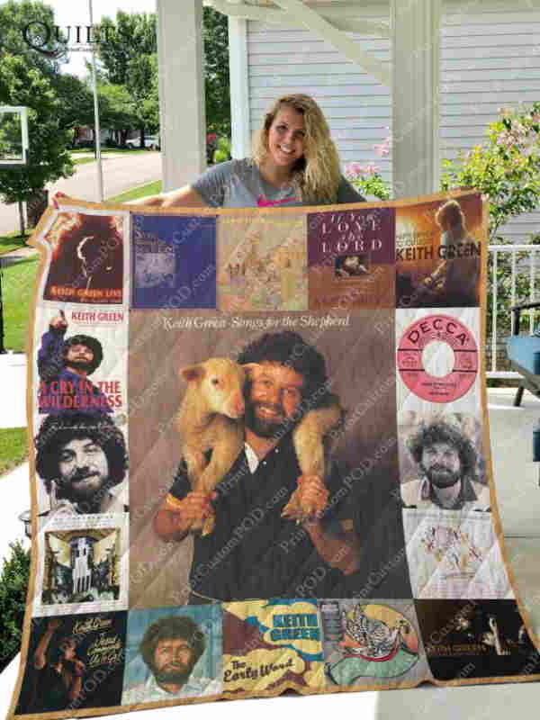 Keith Green Albums 3D Quilt Blanket