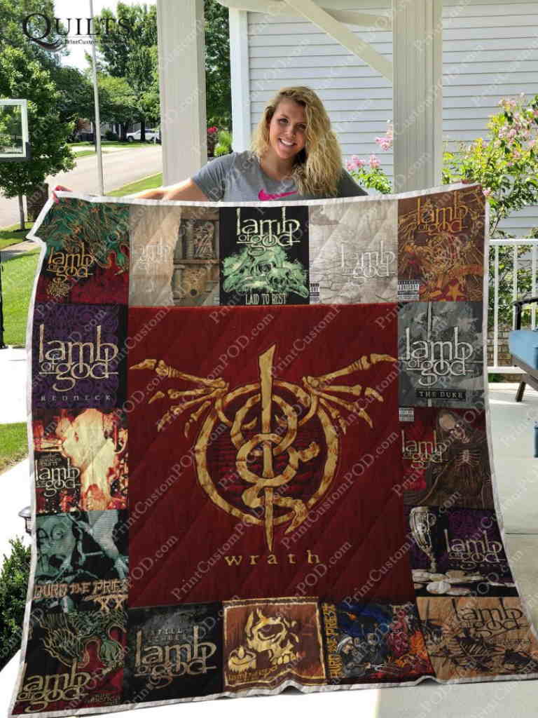 Lamb Of God Albums Quilt Blanket