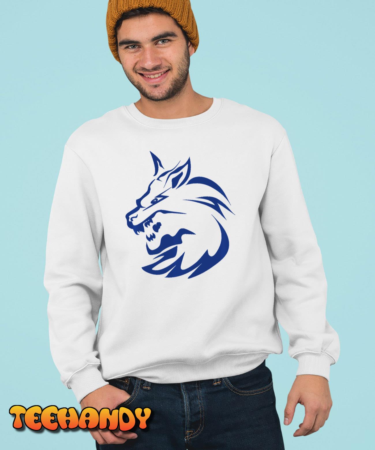 Lightning Wolf Design Pullover Hoodie