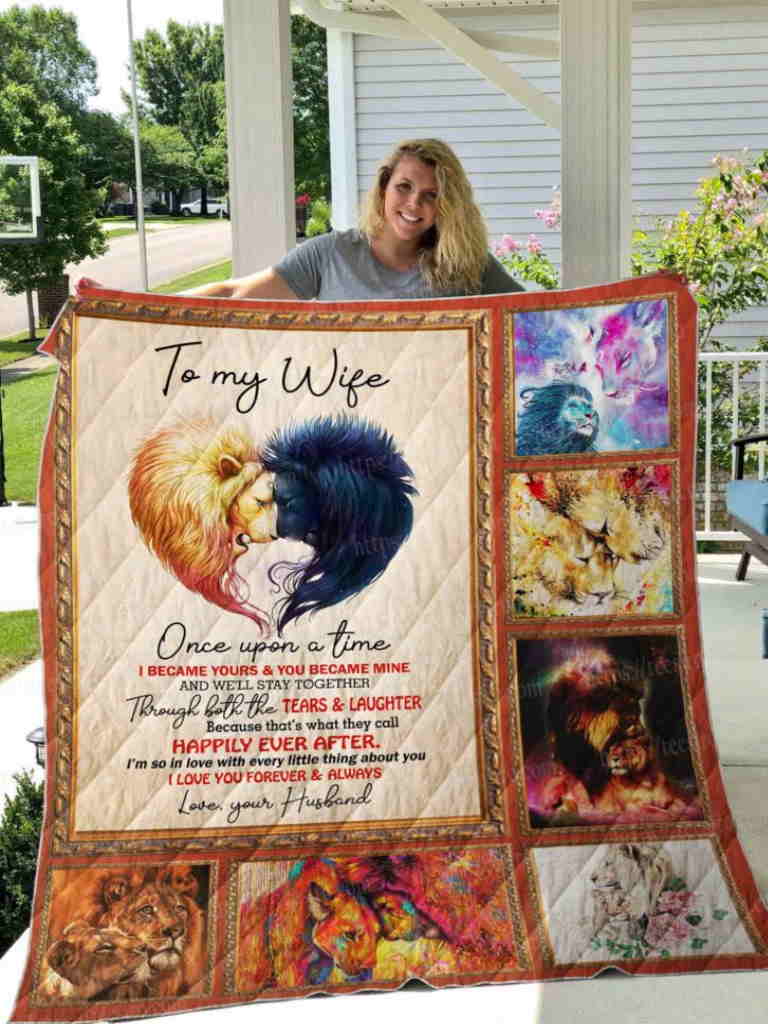 Lion Wife Quilt Blanket