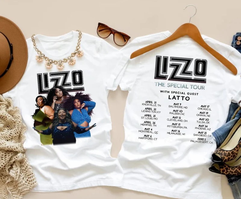 Lizzo US Tour 2023 With Special Guess Latto T-Shirt