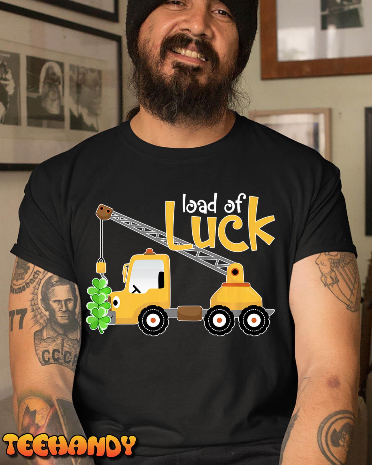 Loads Of Luck Shamrock Funny Truck Saint Patricks Day Kids Premium T-Shirt