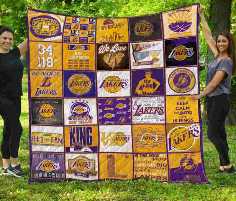 Los Angeles Lakers 3D Quilt Blanket