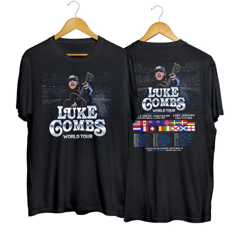 Official Luke combs world tour geha field at arrowhead stadium Kansas city  mo june 10 2023 poster shirt, hoodie, sweater, long sleeve and tank top