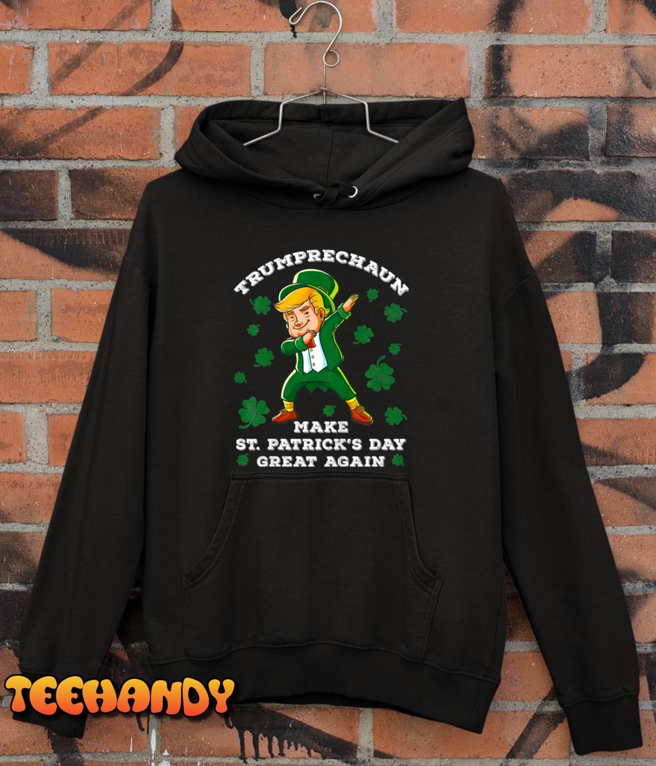 Make St Patricks Day Great Again Shirt Trump Leprechaun T-Shirt