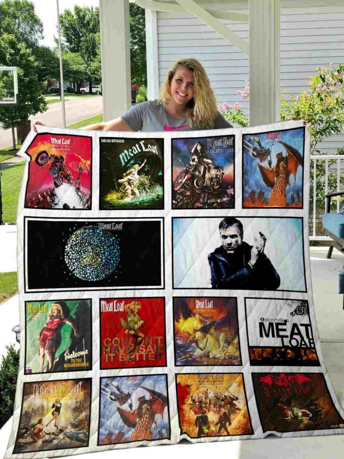 Meat Loaf Quilt Blanket