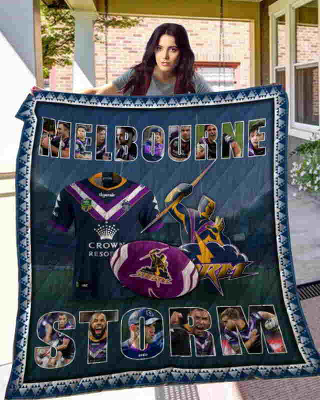 Melbourne Storm 3D Quilt Blanket