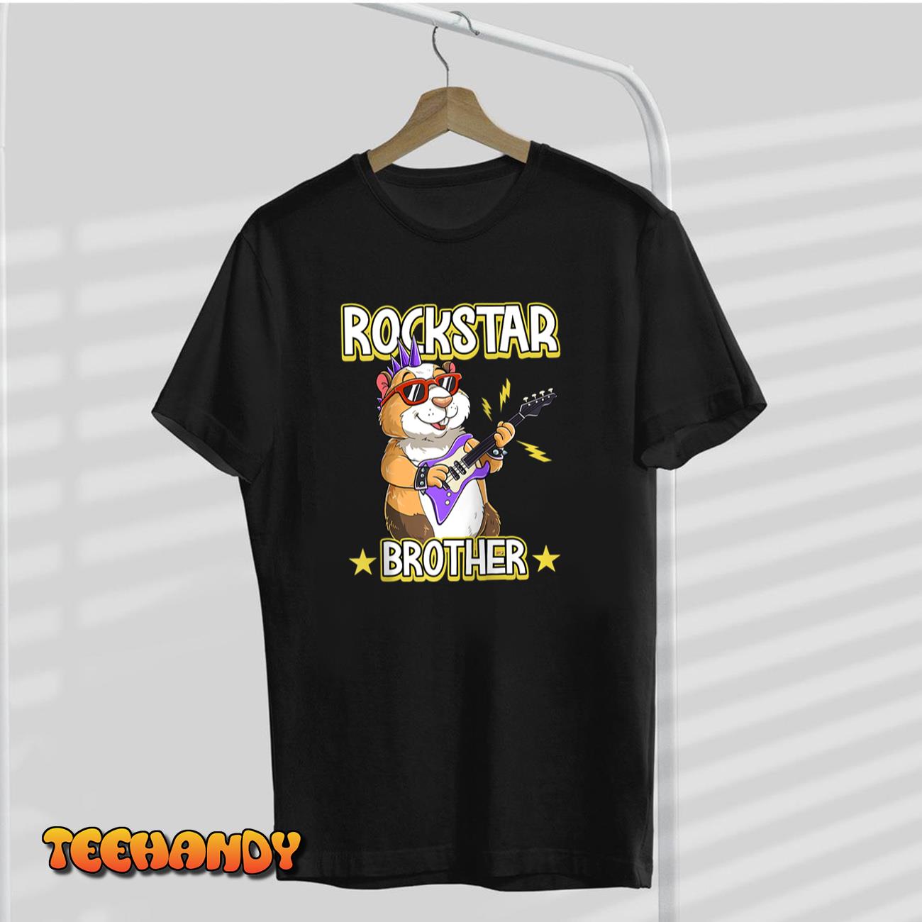 Mens Rockstar Brother Raglan Baseball T Hoodie