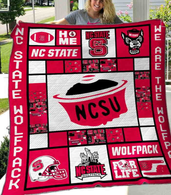 Nc State Wolfpack 3D Quilt Blanket