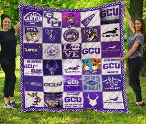 Ncaa Grand Canyon Antelopes 3D Quilt Blanket