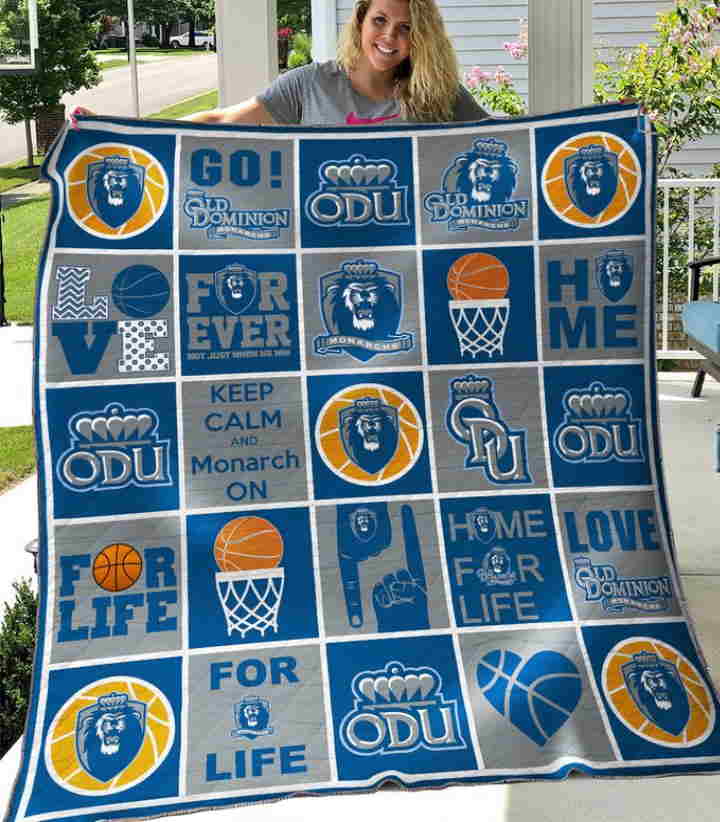 Ncaa Old Dominion Monarchs 3D Quilt Blanket