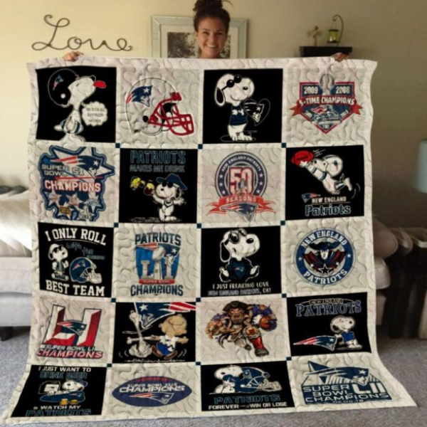 New England Patriots Nep05 3D Quilt Blanket