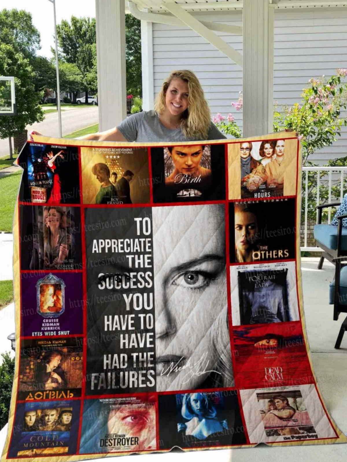 Nicole Kidman 3D Quilt Blanket