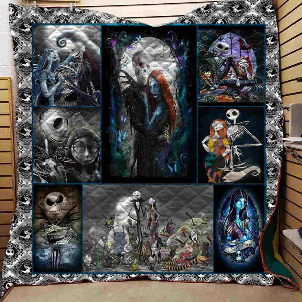 Nightmare Before Christmas Quilt Blanket