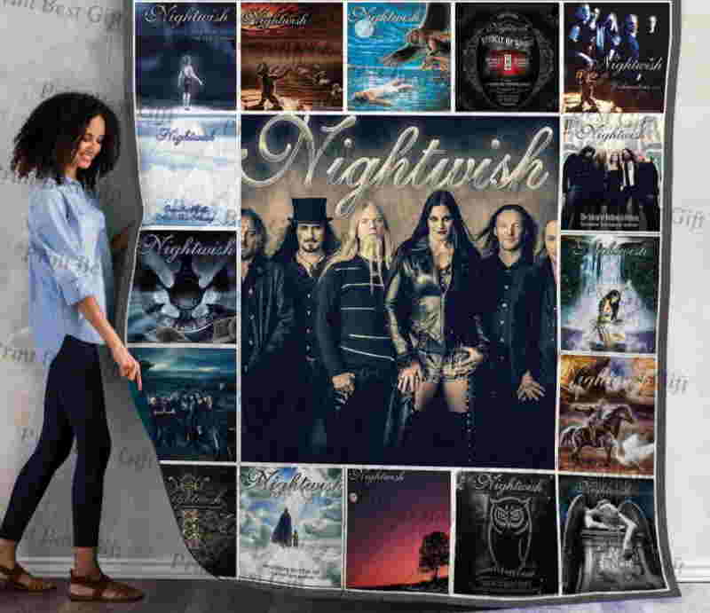 Nightwish Albums Cover Poster Quilt Blanket