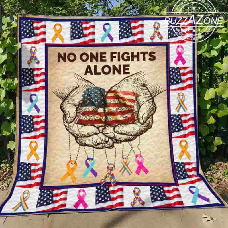 No One Fights Alone Btt Quilt Blanket