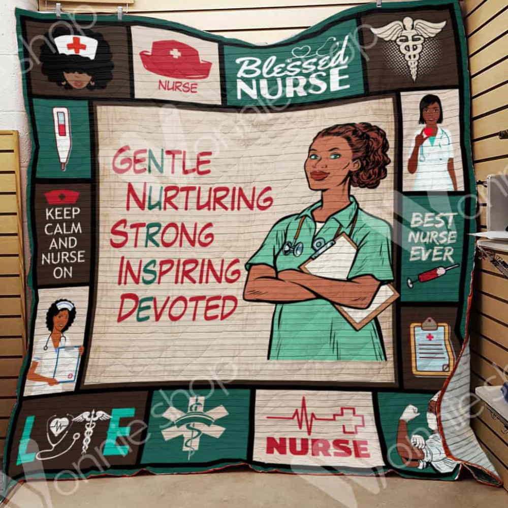 Nurse Blessed 3D Quilt Blanket