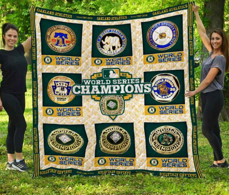 Oakland Athletics Quilt Blanket