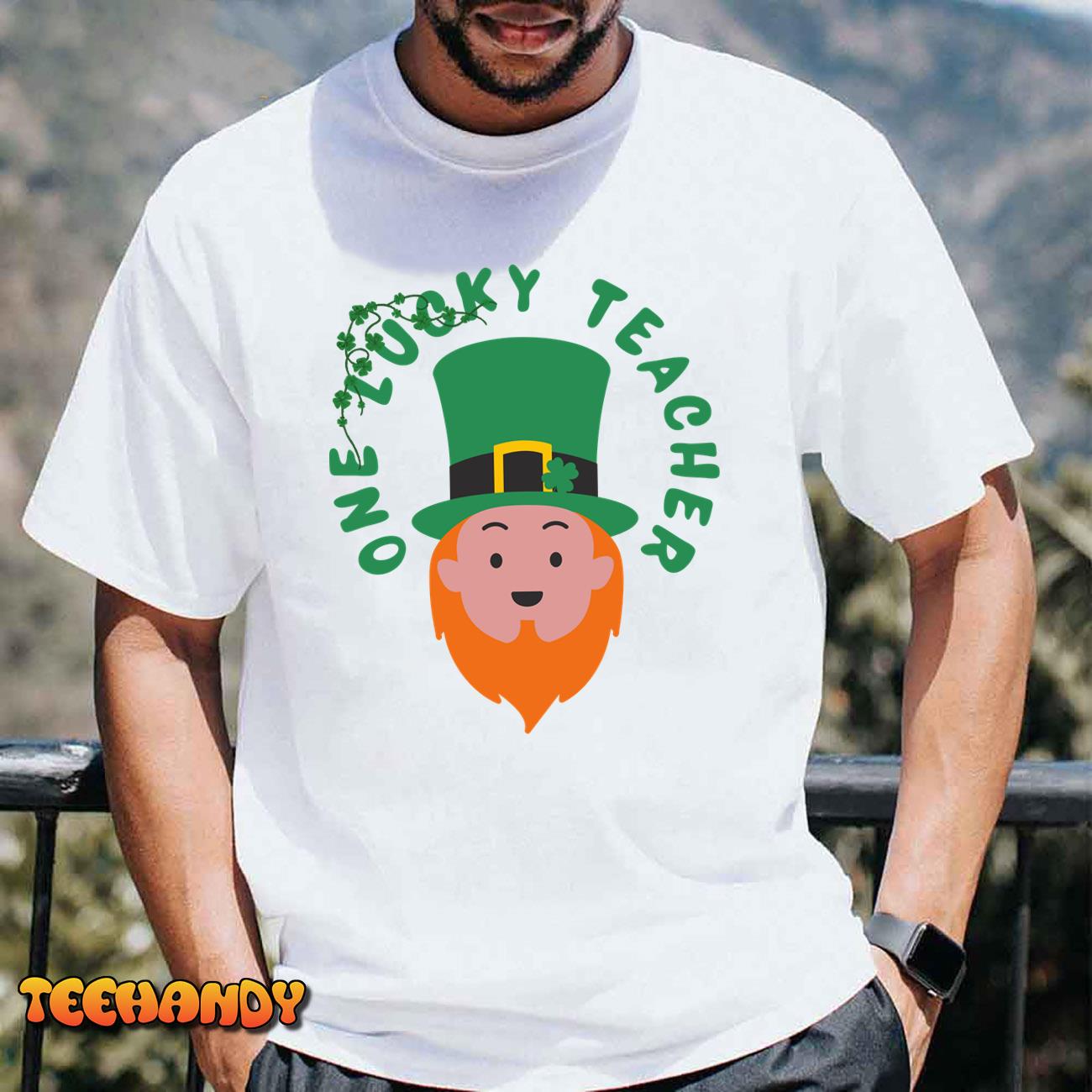 One lucky Teacher, St Patrick T-Shirt
