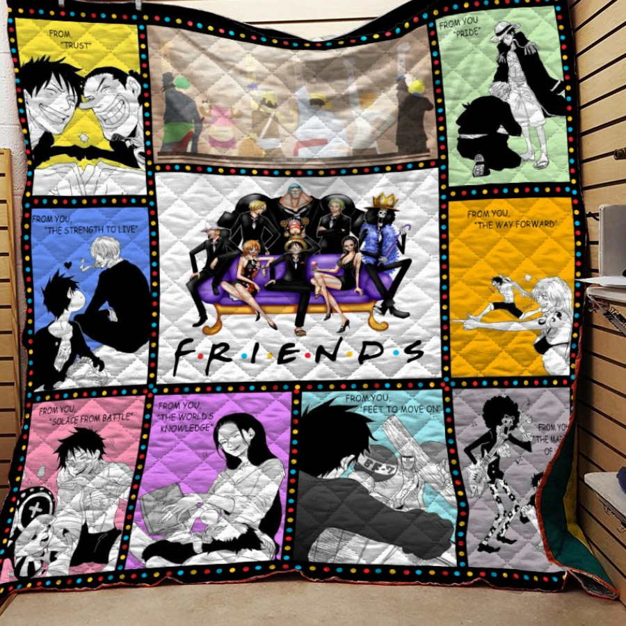 One Piece Friends For Fans 3D Quilt Blanket