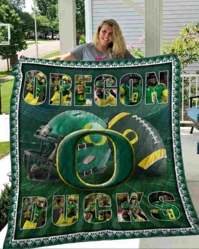 Oregon Ducks 3D Quilt Blanket