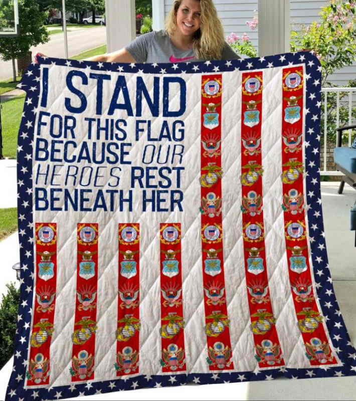 Our Heroes 3D Quilt Blanket