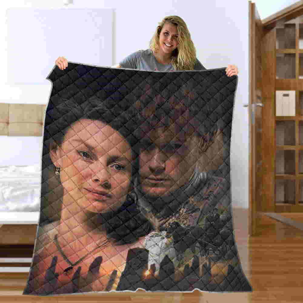 Outlander Laire Love 3D Quilt Blanket