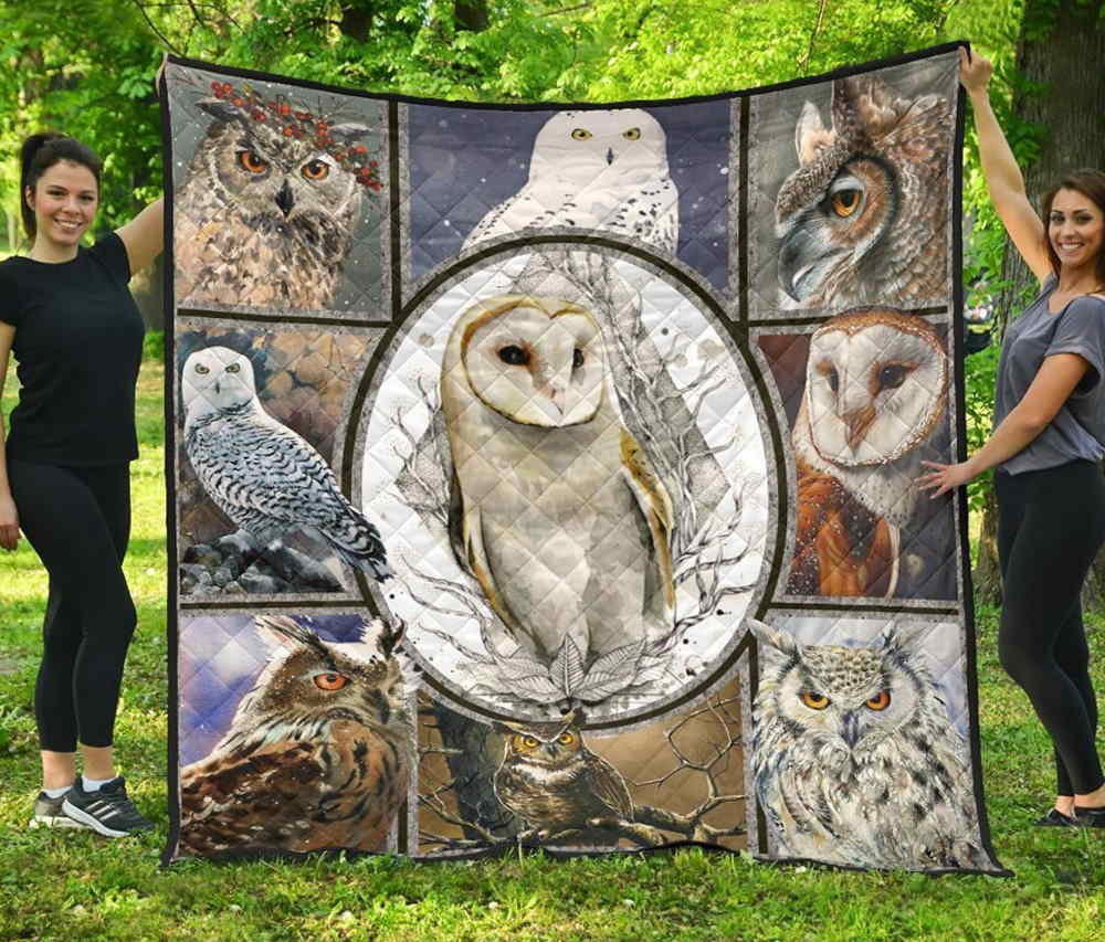 Owl My 3D Quilt Blanket