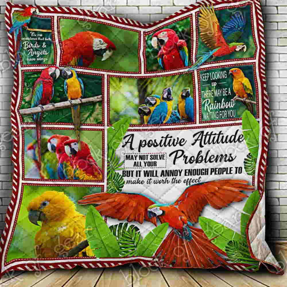 Parrot 3D Quilt Blanket