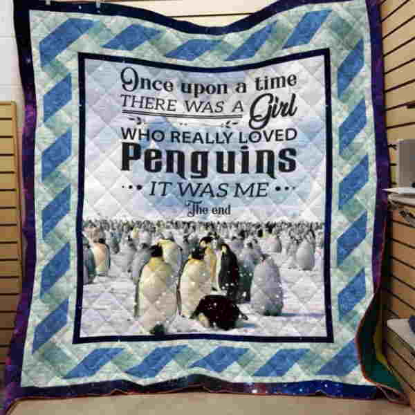 Penguins Printing 3D Quilt Blanket