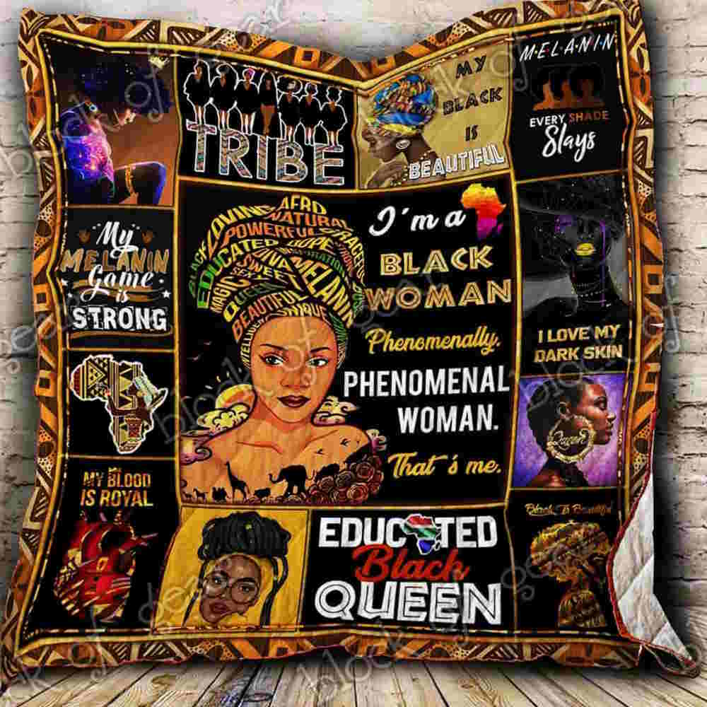 Phenomenal Black Woman 3D Quilt Blanket