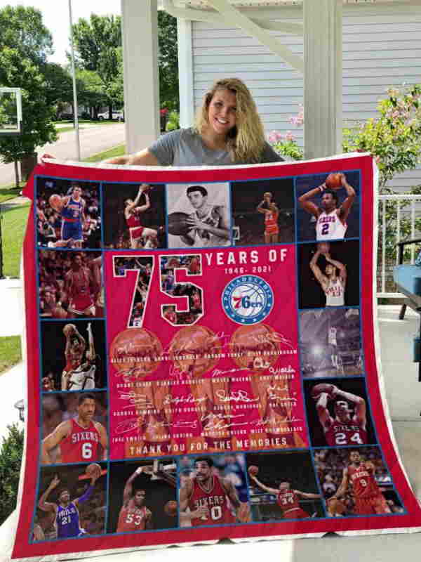 Philadelphia 76Ers 3D Quilt Blanket