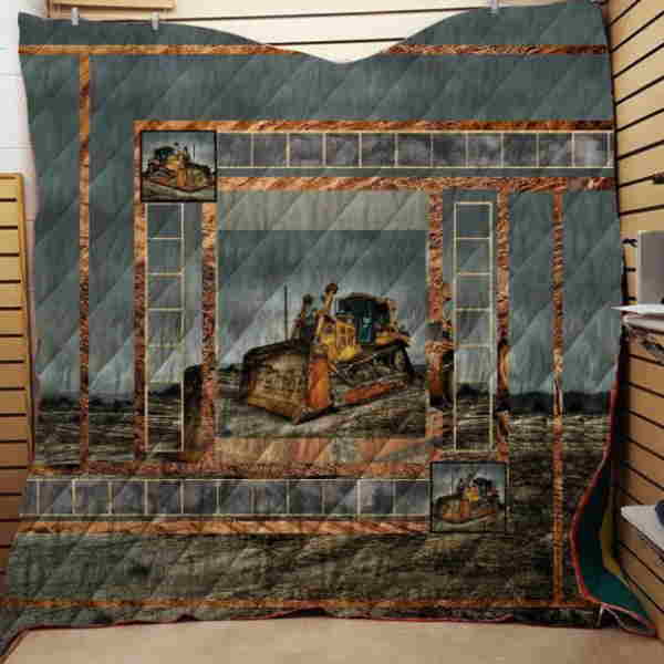 Picture Heavy Equipment Operator Beautiful 3D Quilt Blanket