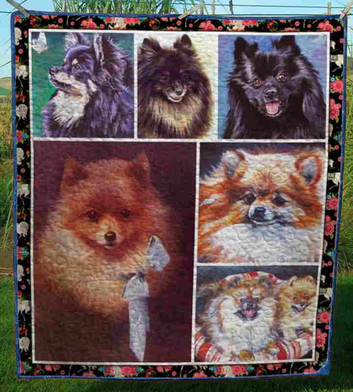 Pomeraniani Need My Pomeranian Quilt Blanket