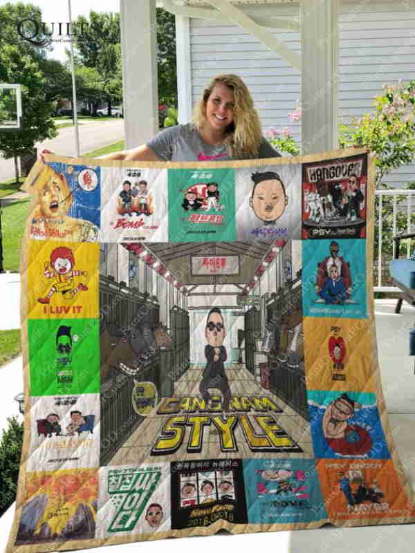 Psy Albums 3D Quilt Blanket