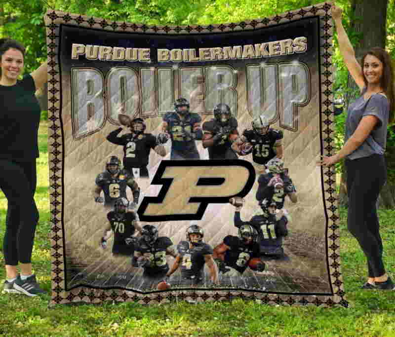 Purdue Boilermakers 3D Quilt Blanket