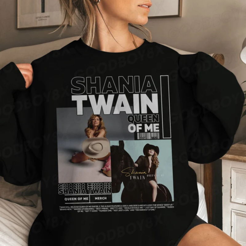 Queen Of Me Tour Shirt, Vintage Shania Twain ,Queen Of Me Tour 2023 Shania Twain Shirt