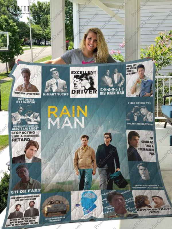 Rain Man 3D Quilt Blanket