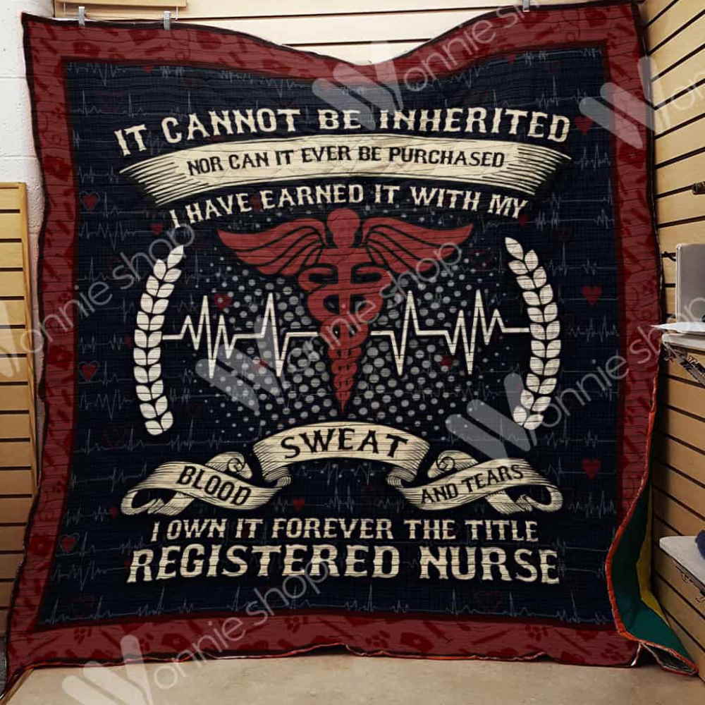 Registered Nurse 3D Quilt Blanket