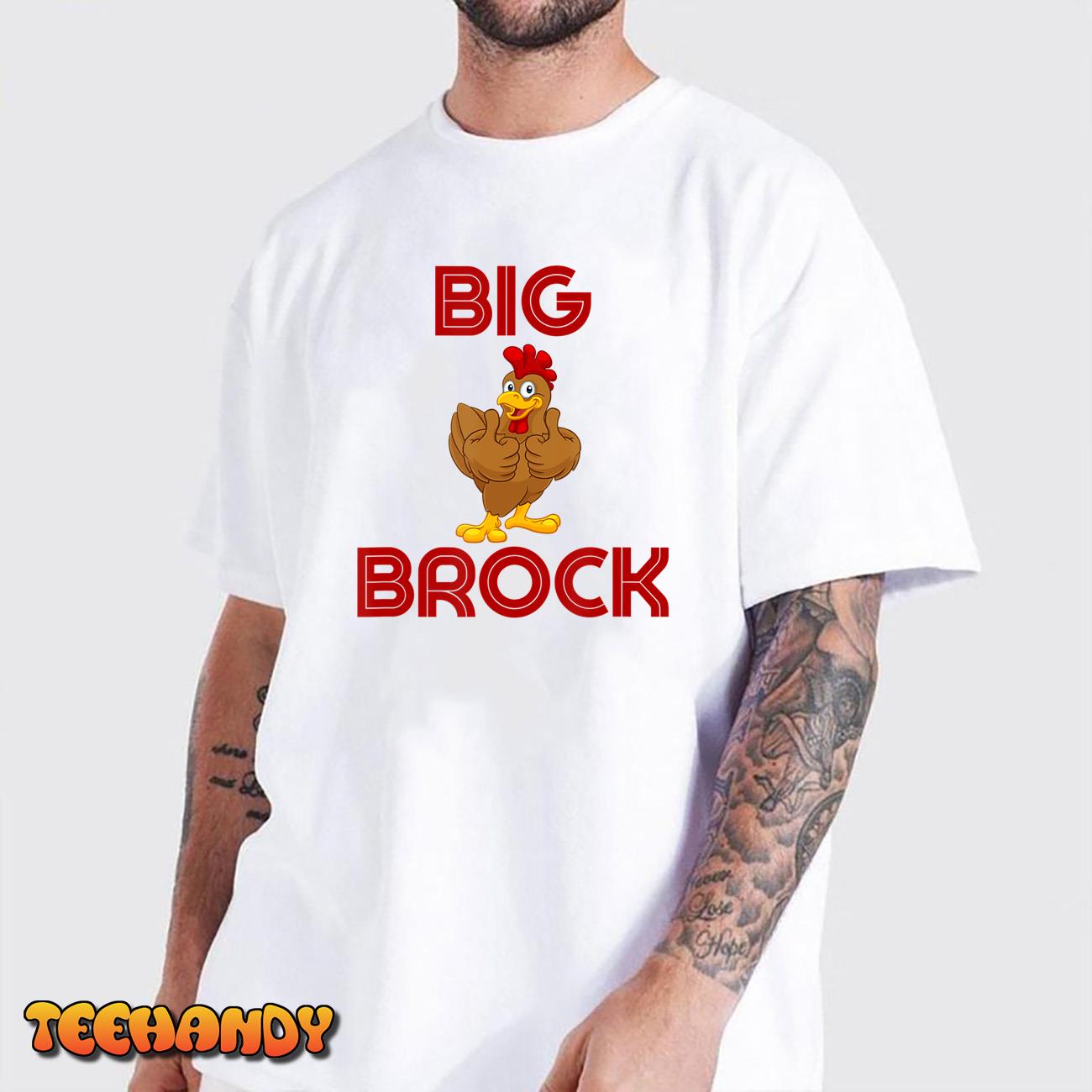 Retro Vintage Big Cock Brock Humor Long Sleeve Shirt