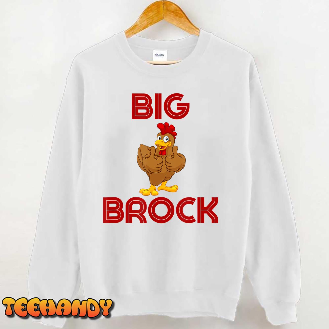 TeeShirtPalace | Retro Vintage Big Cock Brock Humor Women's V-Neck T-Shirt