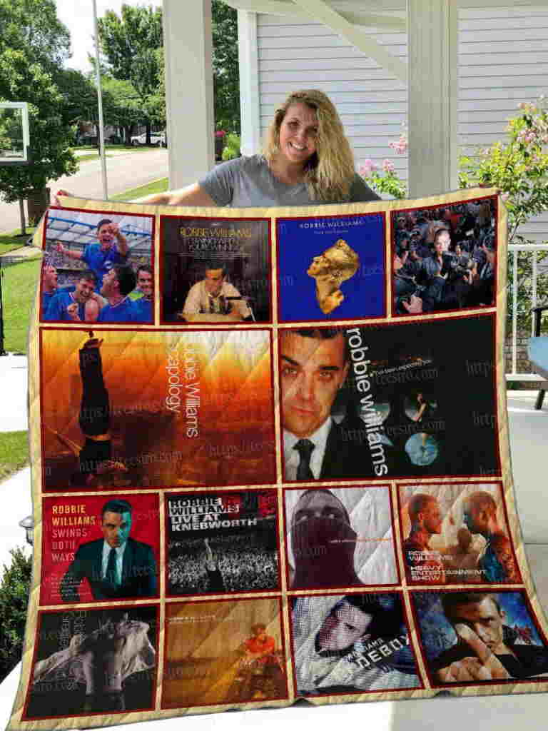 Robbie Williams Uk Quilt Blanket